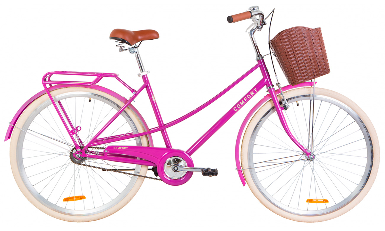 Фотография Велосипед Dorozhnik COMFORT FEMALE 28" (2020) 2020 Фиолетовый